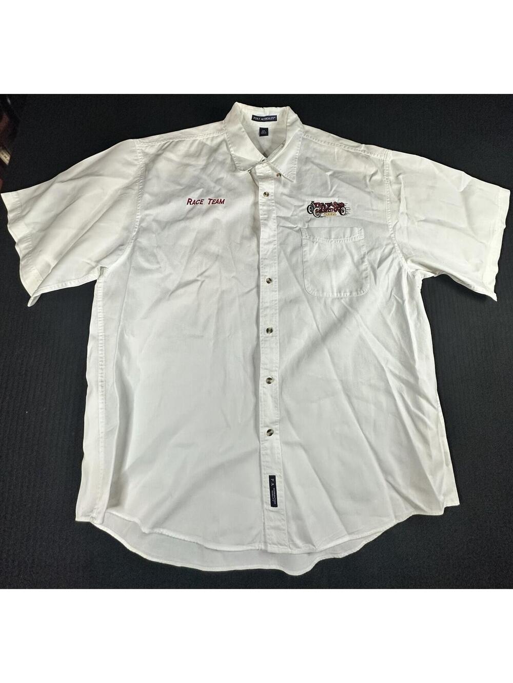 ✨🏁 Port Authority Baja Cantina Race Team Shirt 2XL Button Down 🏁✨